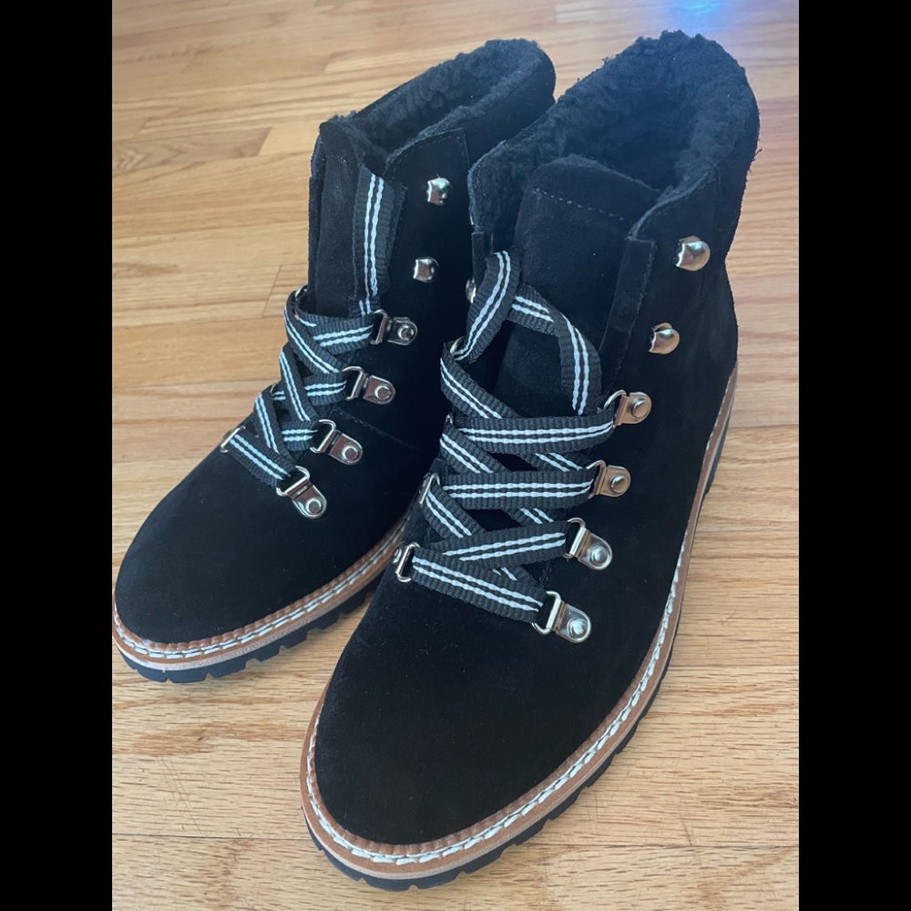 Anthropologie Silent D Rexi Hiker Boots in Black - Picture 4 of 8